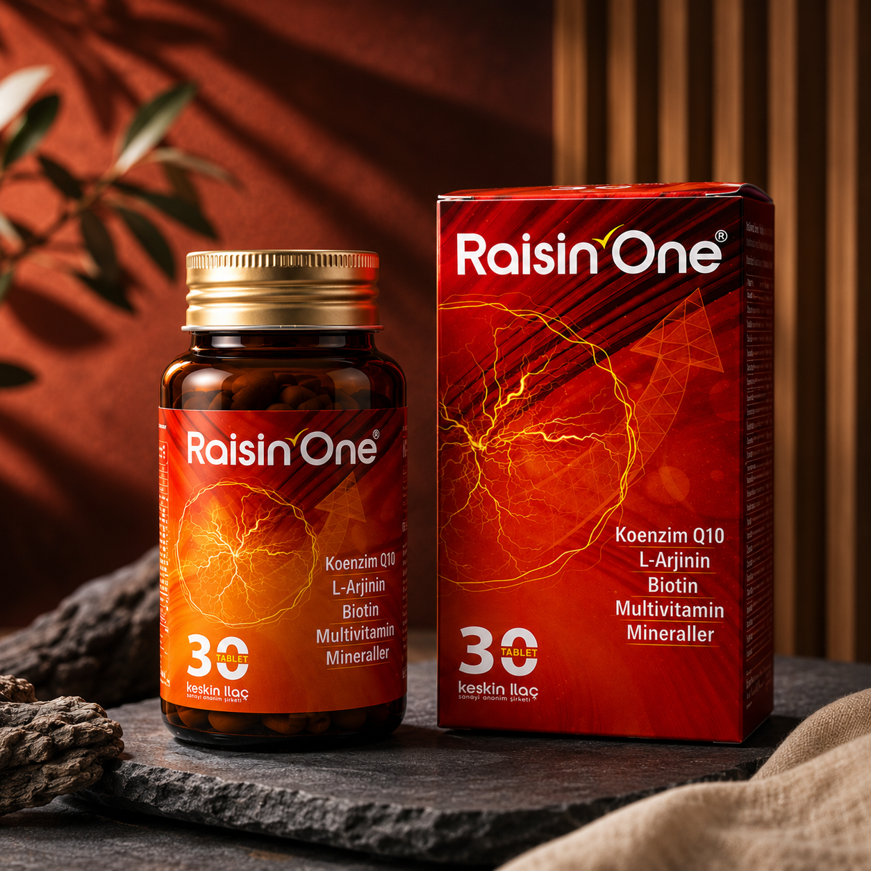 RaisinOne kutu ve sise gorseli